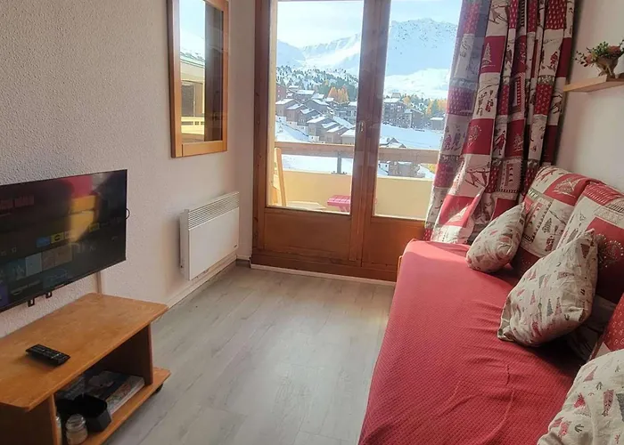 Cosy Pour 5 Avec Wifi A Plagne Soleil - Fr-1-351-274 * La Plagne-Tarentaise